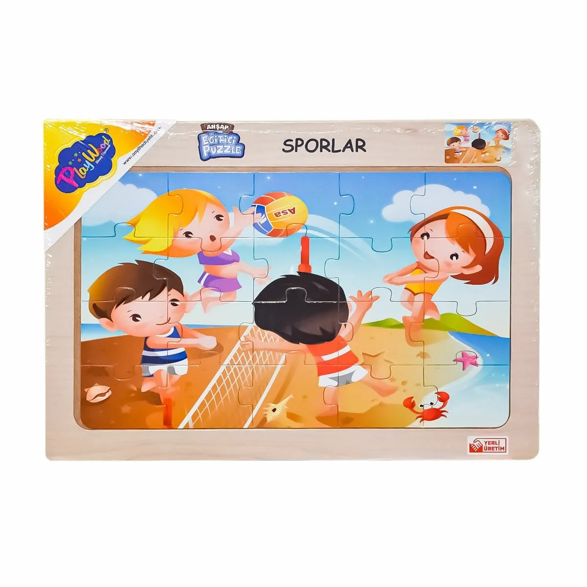 Onyıl Ahşap Eğitici Sporlar Puzzle — görsel 3