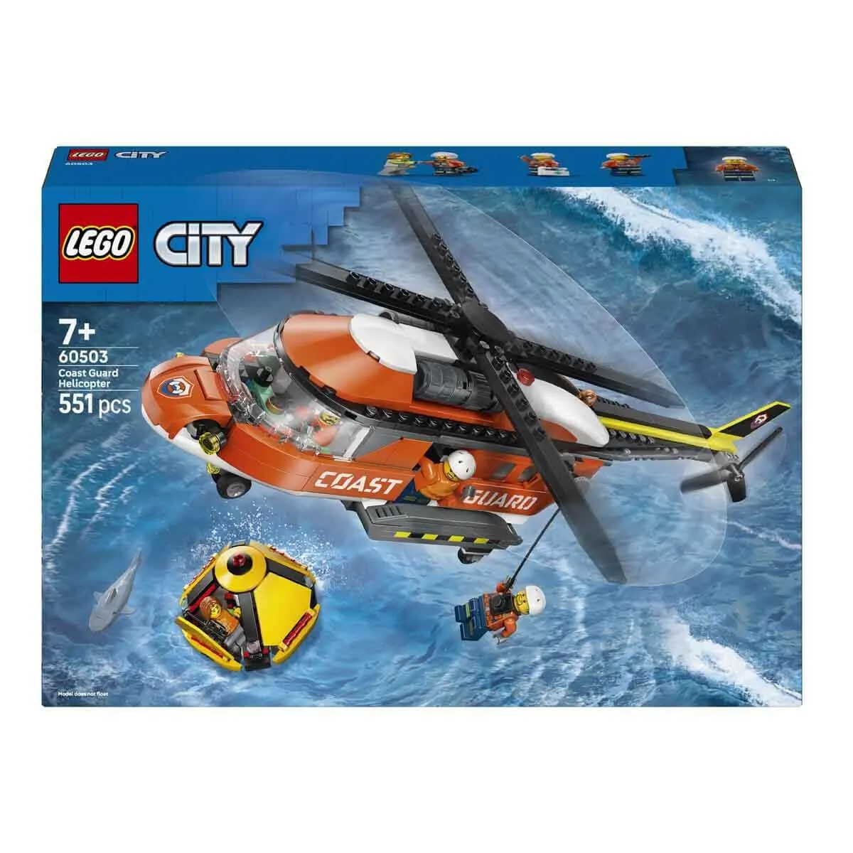 Lego City Sahil Güvenlik Helikopteri 551 parça +7 yaş — görsel 7