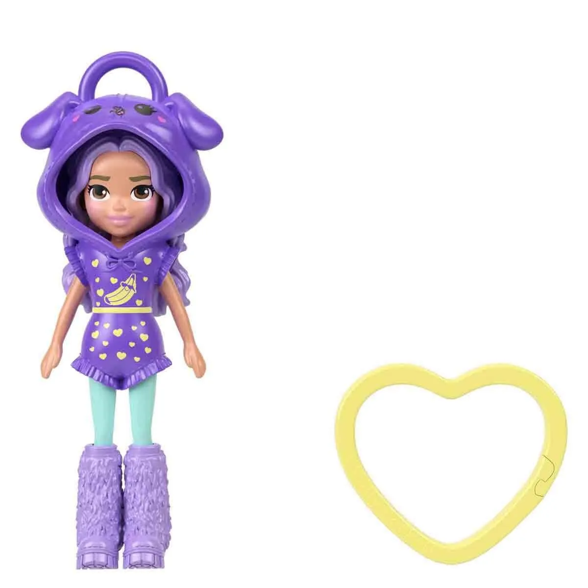 Polly Pocket Kapüşonlu Bebek Anahtarlık — görsel 6