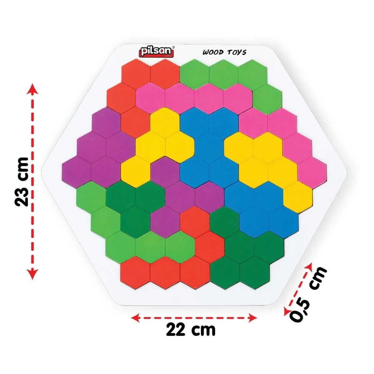 Ahşap Petek Tangram — görsel 2