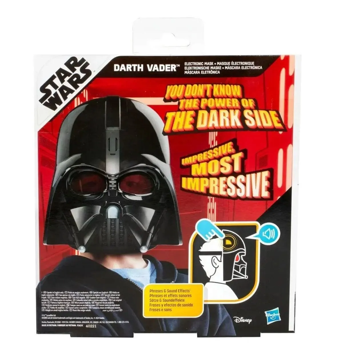 Star Wars Darth Vader Elektronik Maske — görsel 6