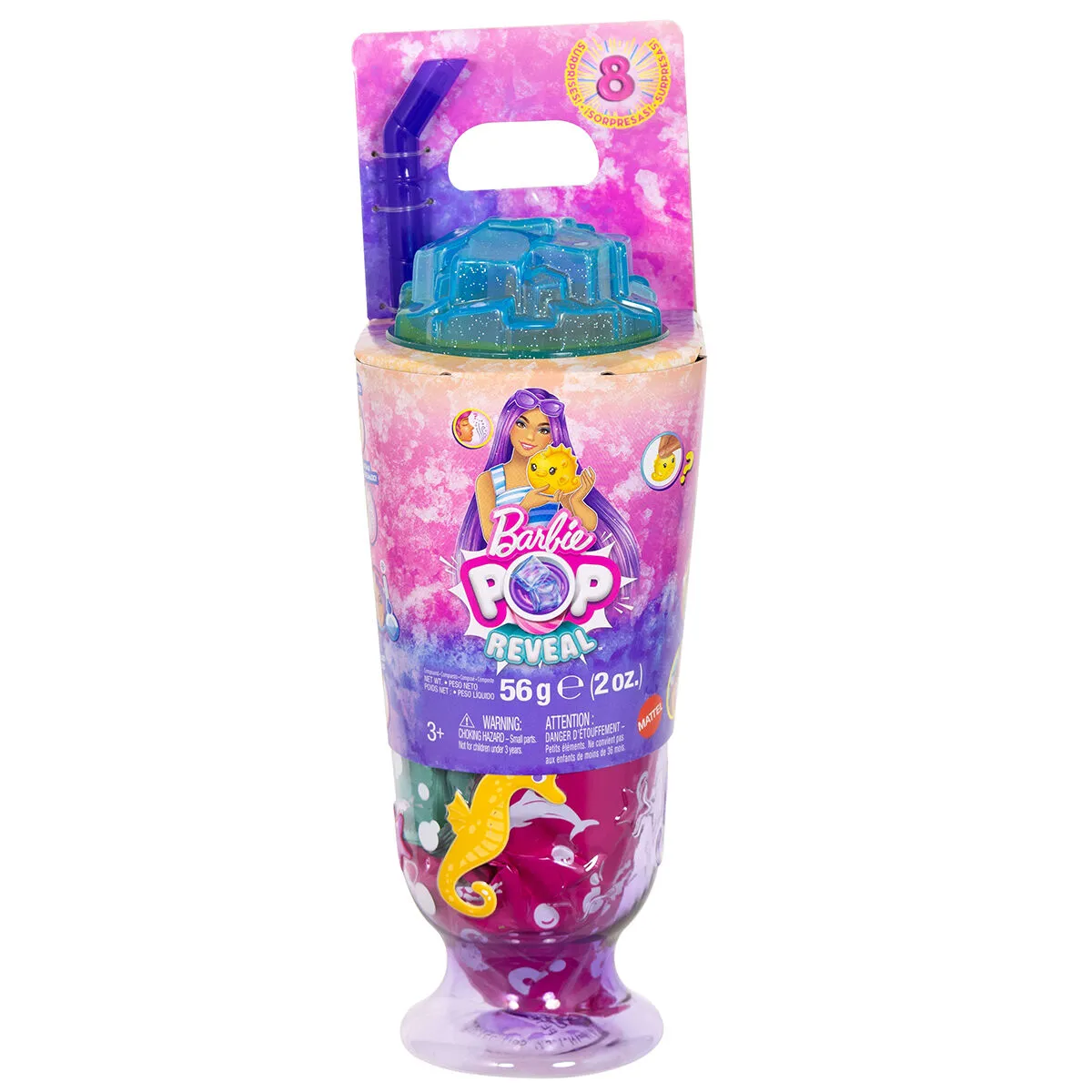 Barbie Pop Reveal Sürpriz Bebek Sarı Saçlı — görsel 5