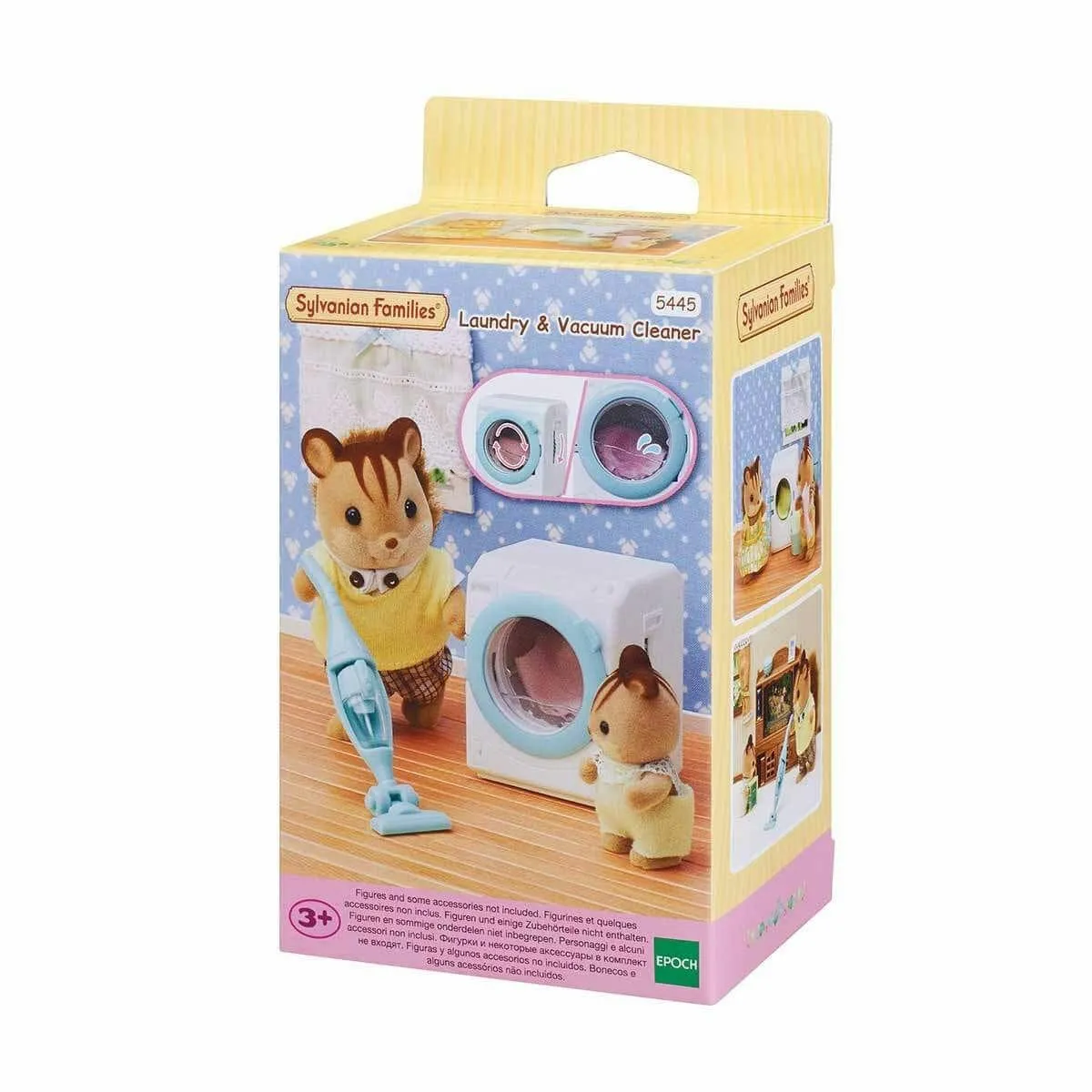 Sylvanian Families Çamaşır Makinesi ve Süpürge +3 yaş figür dahil değil