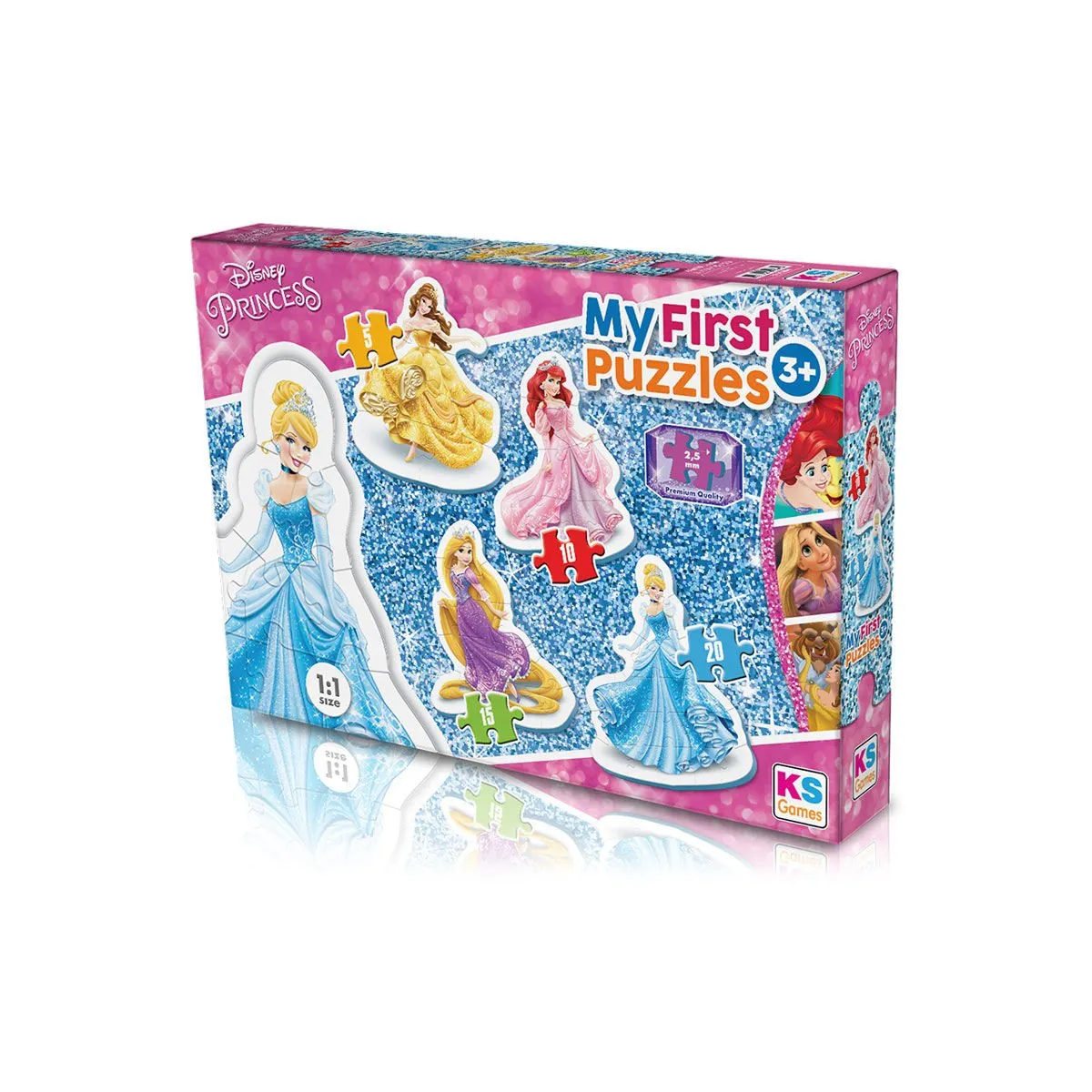 Prenses Benim Puzzle 4 in 1 - Ks Puzzle
