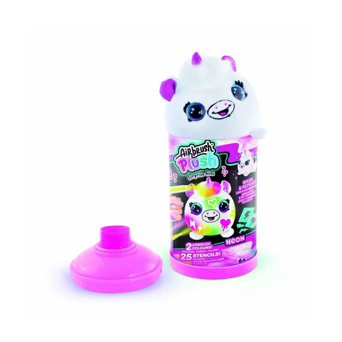 Airbrush Plush Neon Mystery Mini Peluş Hobi Seti — görsel 2