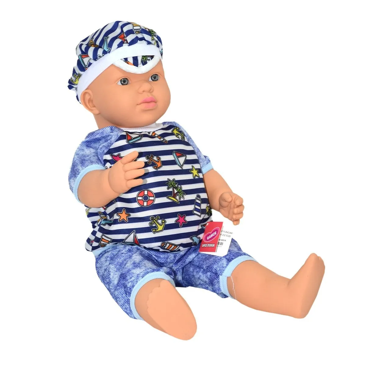 Gamze, Konuşan Aliş Erkek Kel Bebek 55 cm — görsel 2