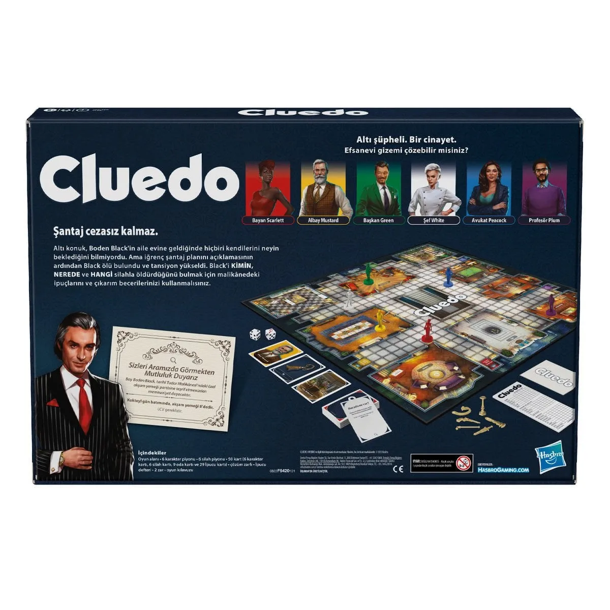 Hasbro Gaming - Cluedo +8 yaş — görsel 4