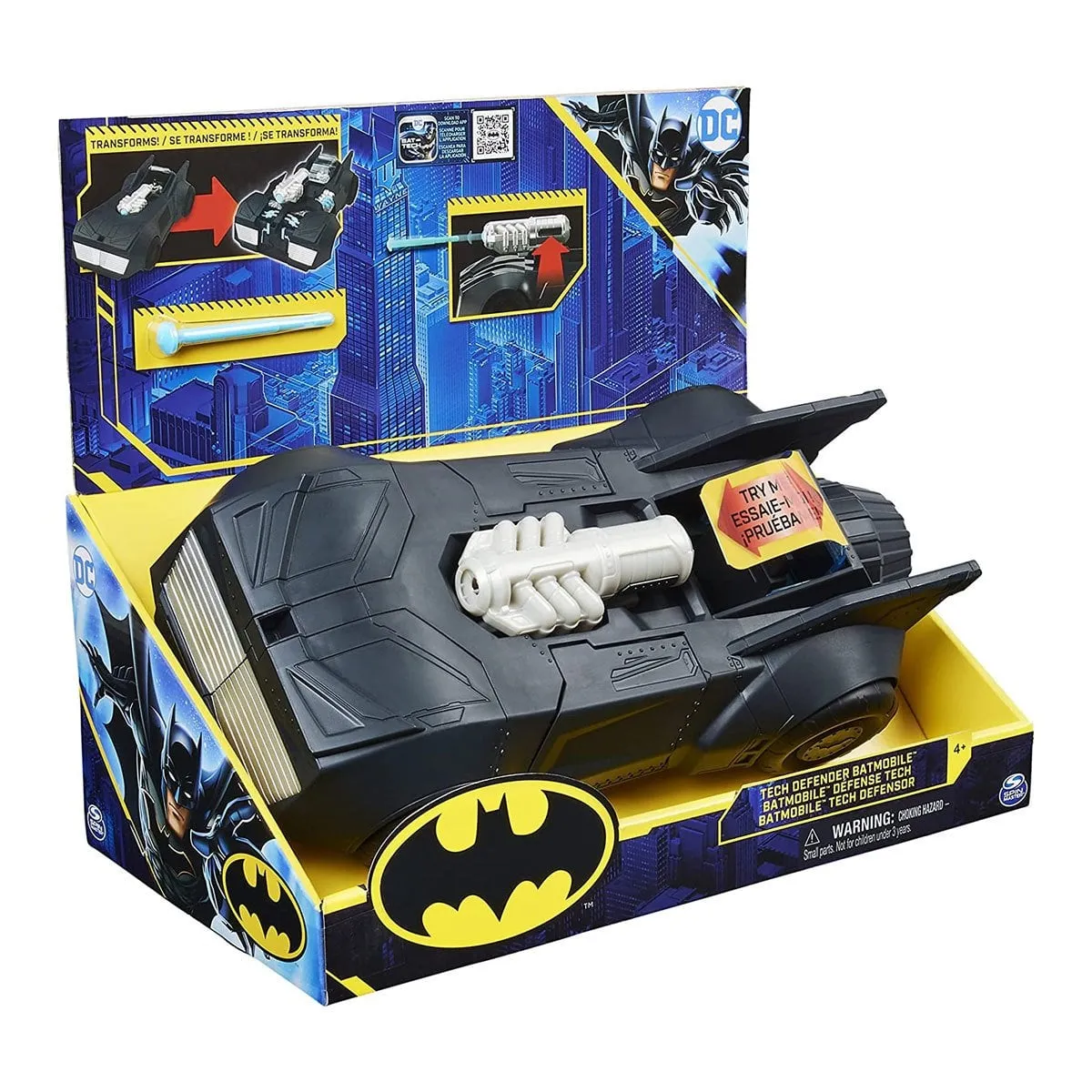 Comics Tech Defender Batmobil -Spinmaster