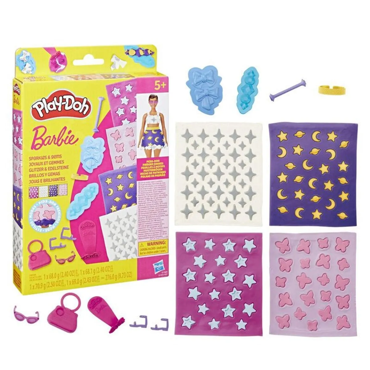 Play-Doh Barbie Designer Desen Paketi Hamur Oyun Seti +3 yaş