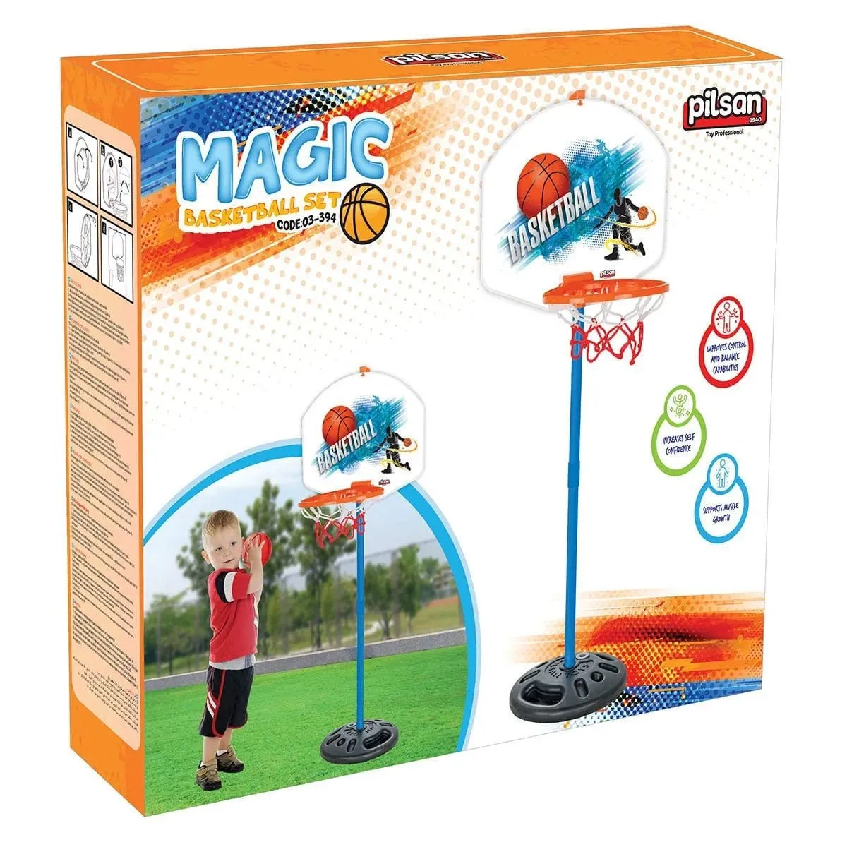Pilsan Magic Ayaklı Basketbol Seti