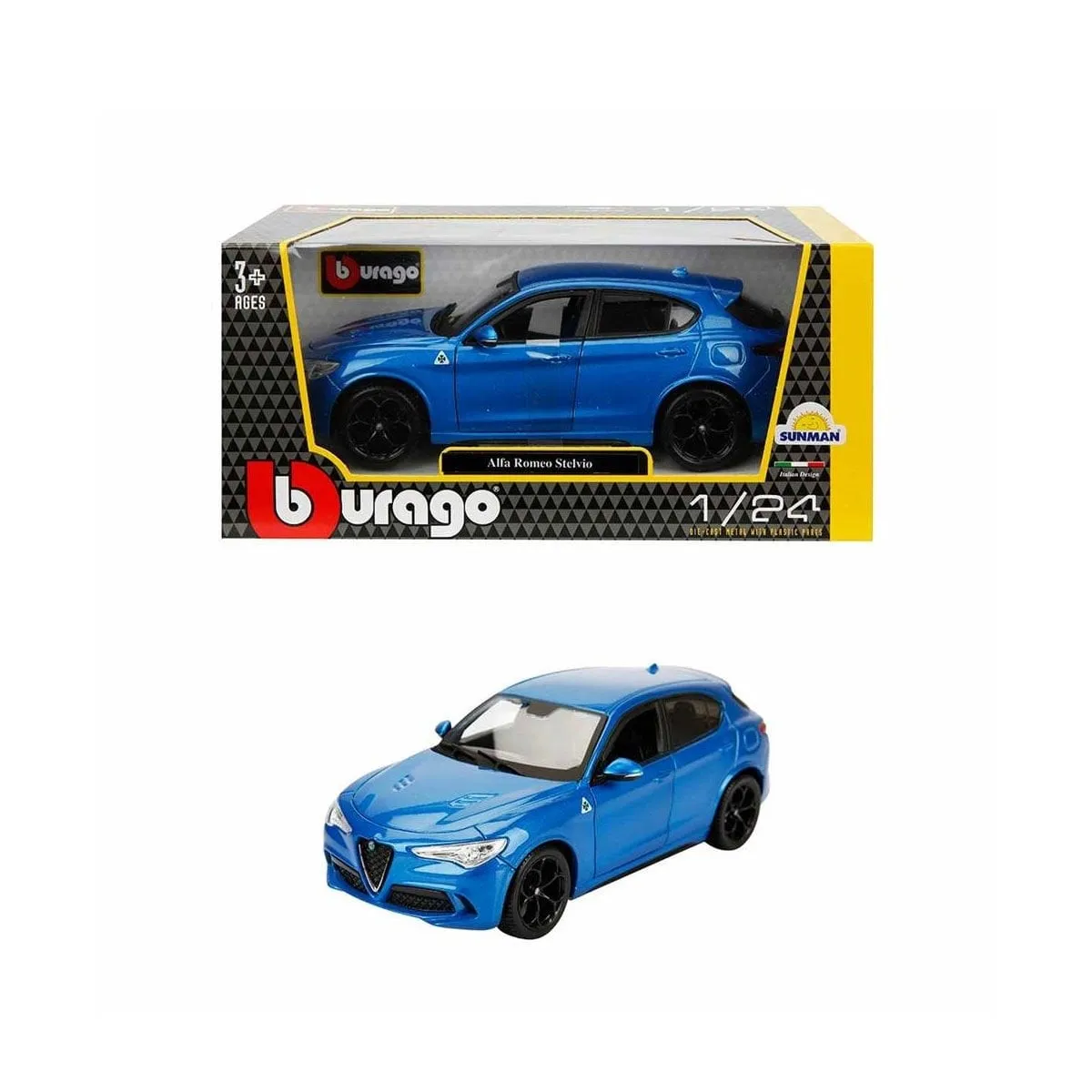 1:24 Alfa Romeo Stelvio Model Araba -Sunman