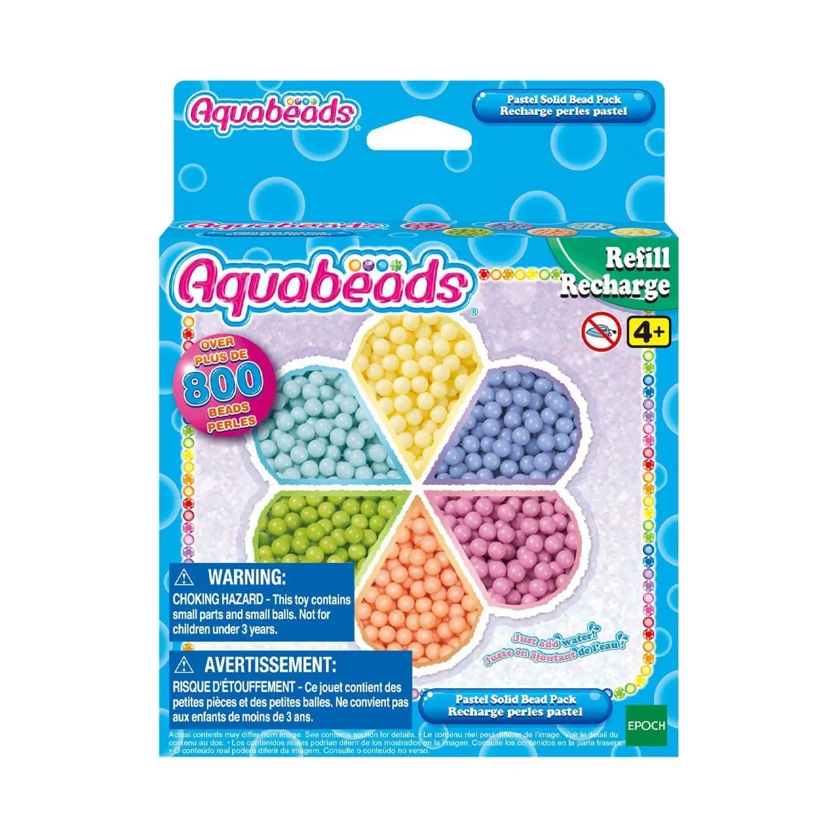 Epoch AquaBeads Pastel Boncuk Paketi, 800 parça +4 yaş