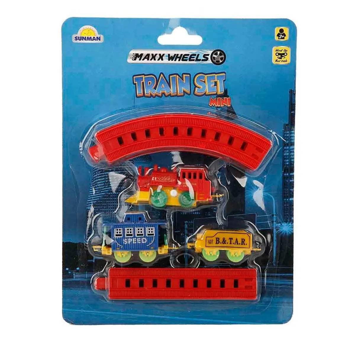 Maxx Wheels Mini Tren Seti 11 Parça -Sunman — görsel 3