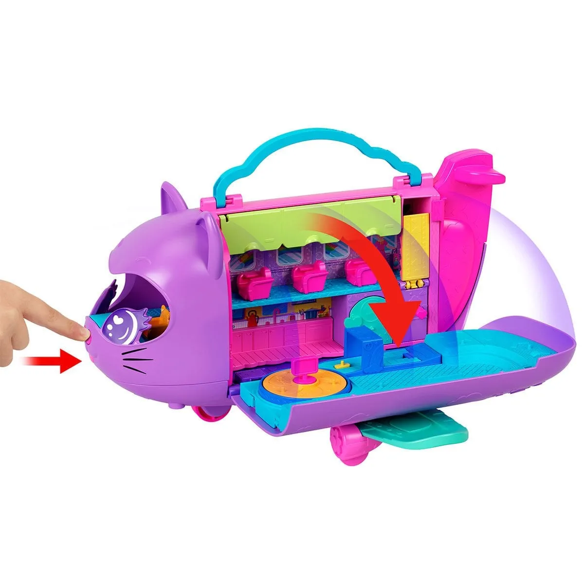 Polly Pocket Adventures in Rio Uçak Oyun Seti — görsel 3