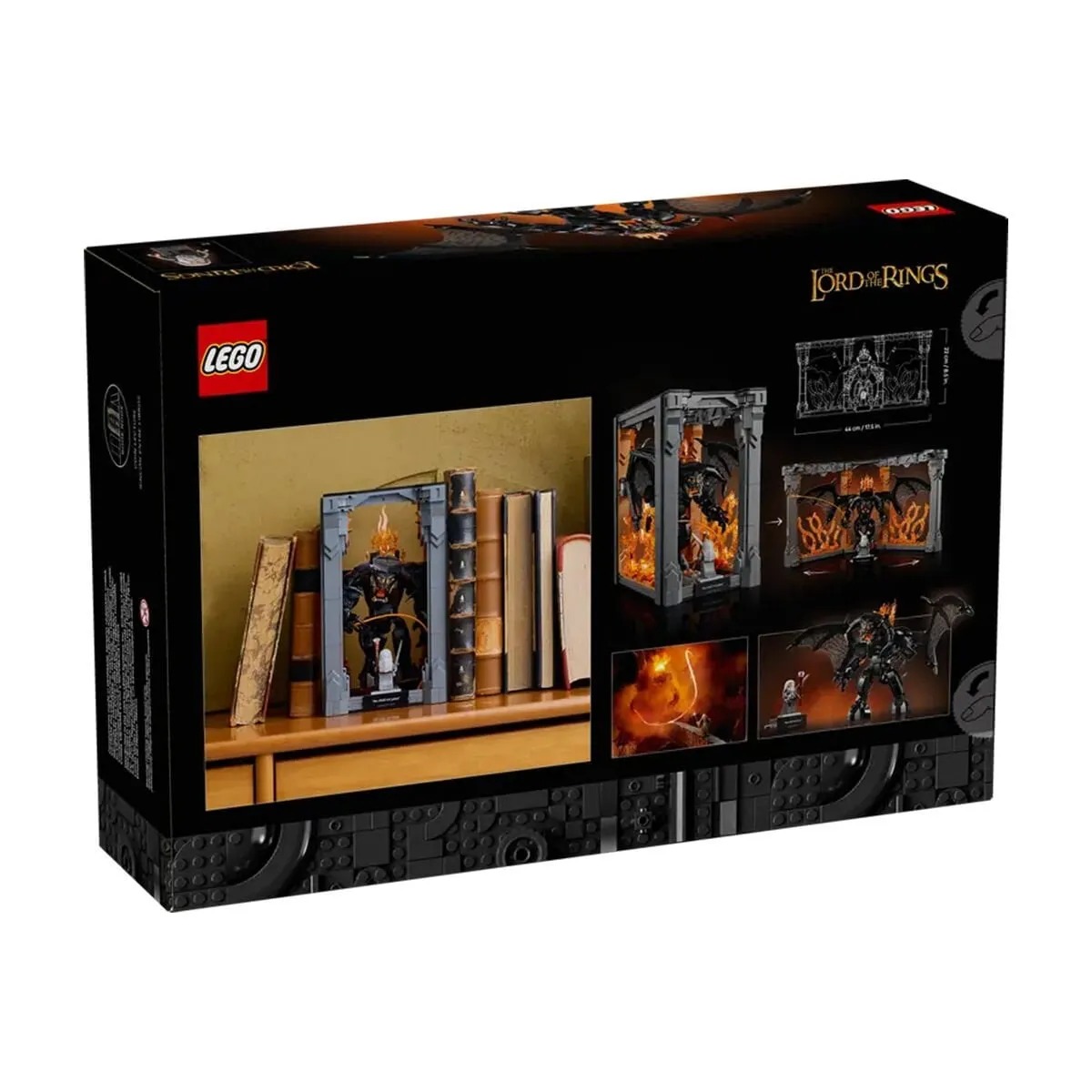 Lego icons - Yüzüklerin Efendisi: Balrog™ Kitaplık Dekoru 1201 parça +18 yaş — görsel 7