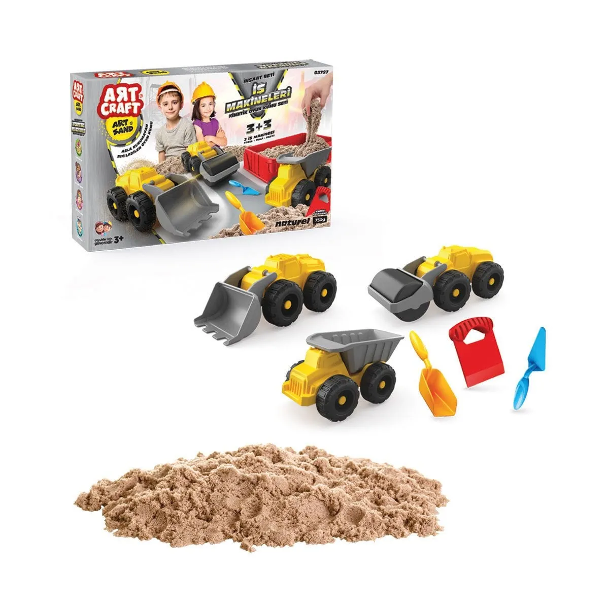 İş Makineleri Kum Seti 750 Gr — görsel 2