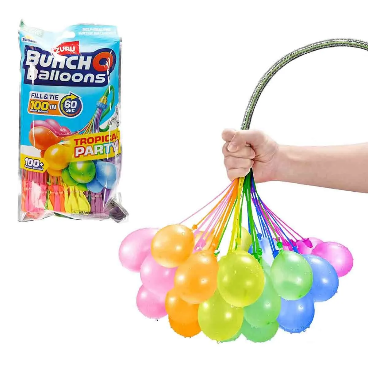 SUN-ZUR-BALON SU POMPASI BUNCH O BALLOONS TROPICAL PARTY 100LÜ KRTL 12D
