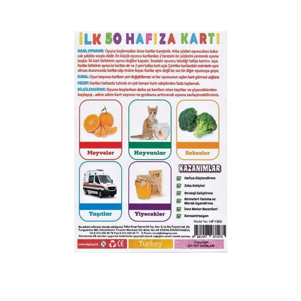 İlk 50 Hafıza Kartları (memory Game ) — görsel 2