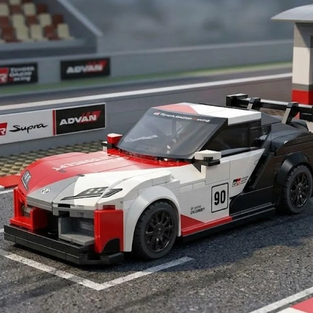 Cada Toyota Gr Supra GT4 324 Parça Block Oyuncak — görsel 3