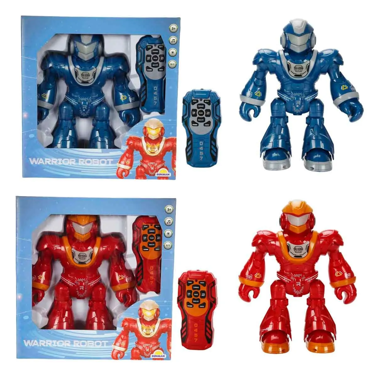 Sun-Rst-Rc Savaşçı Robot Sesli Işıklı (Sun-Rst-Rc) — görsel 4