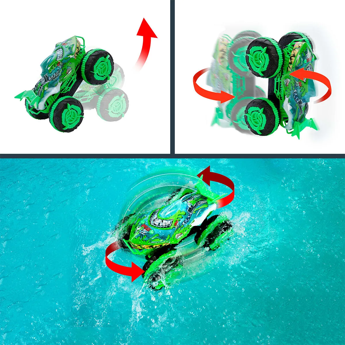 Hot Wheels Monster Trucks Mutant Kaosu Great Bite RC Arazi Aracı 1:15 — görsel 4