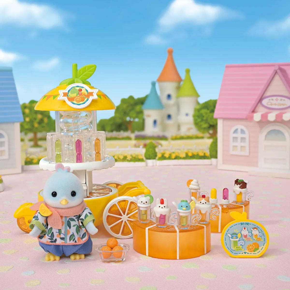 Sylvanian Families Citrus Kuş Ailesi Meyve Suyu Standı +3 yaş — görsel 3