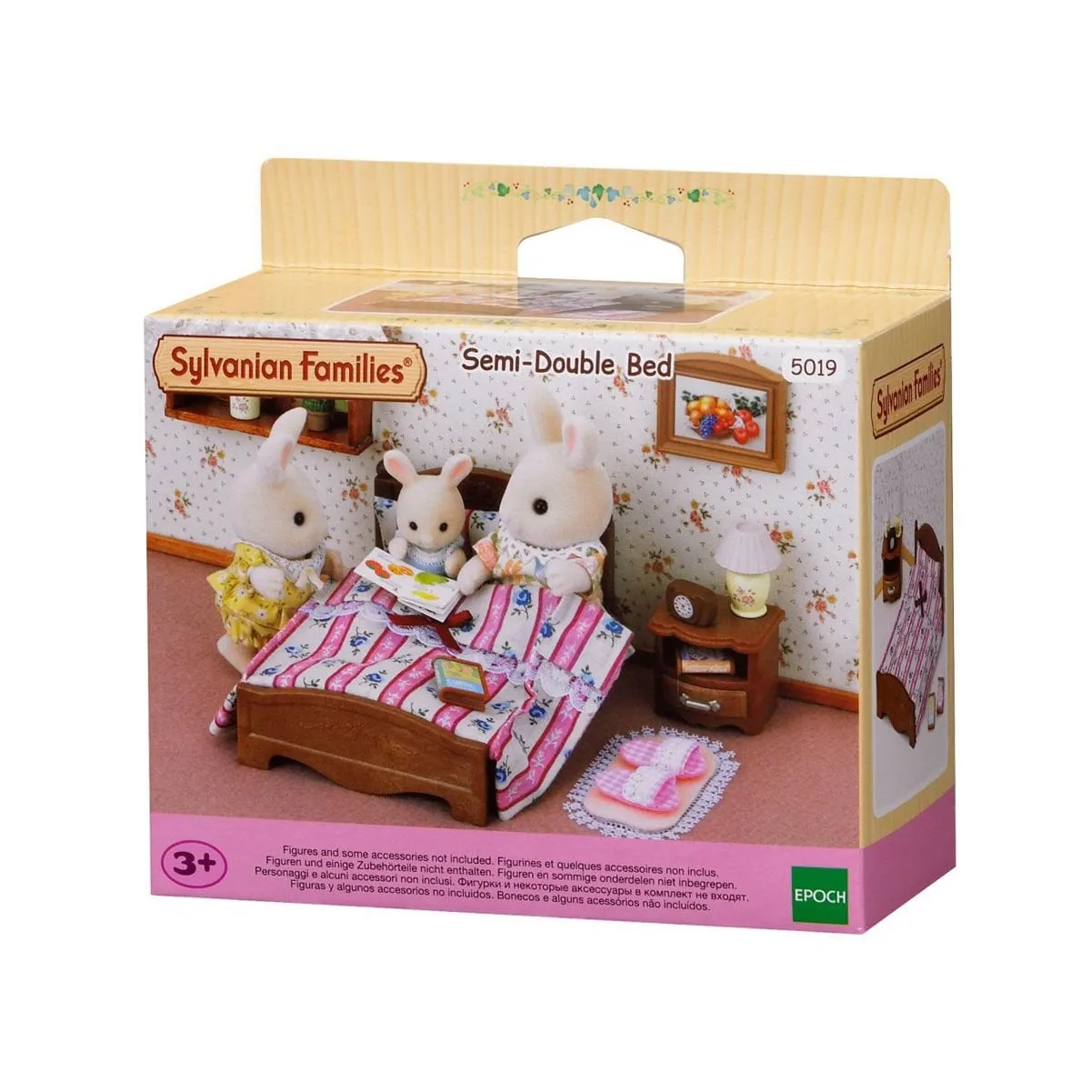 Sylvanian Families İki Kişilik Yatak Seti figürler ayrı satılır +3 yaş