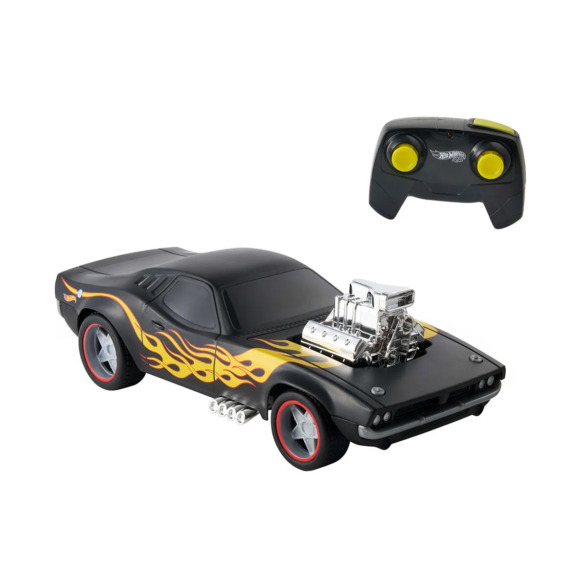 Hot Wheels Uzaktan Kumandalı Siyah Rodger Dodger 1:16 — görsel 4
