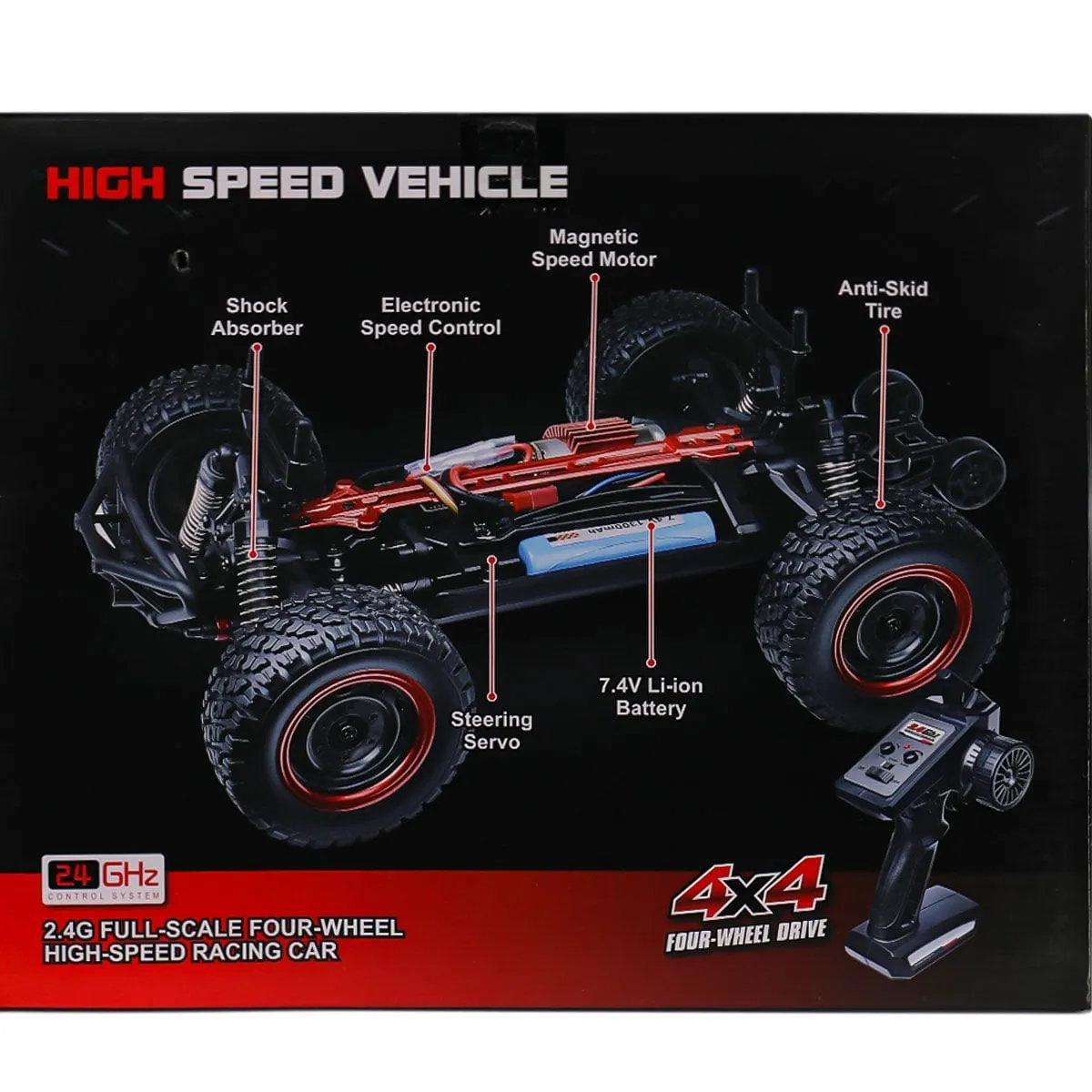 Kumandalı Elektrikli Arazi Aracı 1:16 — görsel 4