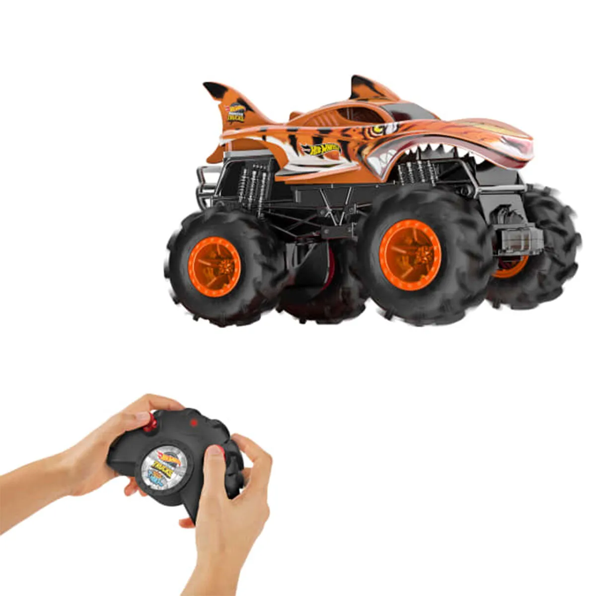 HNV03 Hot Wheels Monster Trucks RC 1:24 Tiger Shark Uzaktan Kumandalı Araç — görsel 2