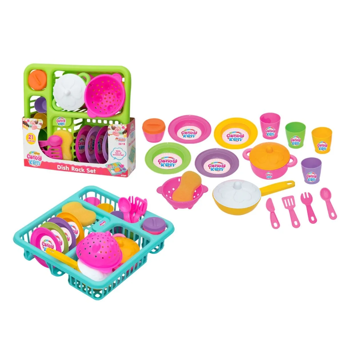 Candy Bulaşık Seti 21 Parça