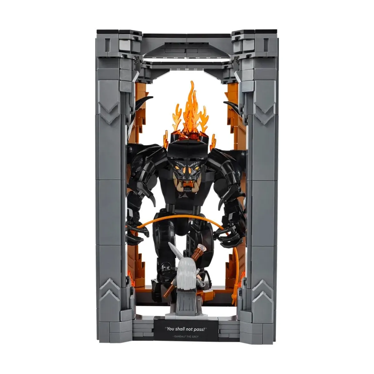 Lego icons - Yüzüklerin Efendisi: Balrog™ Kitaplık Dekoru 1201 parça +18 yaş — görsel 2