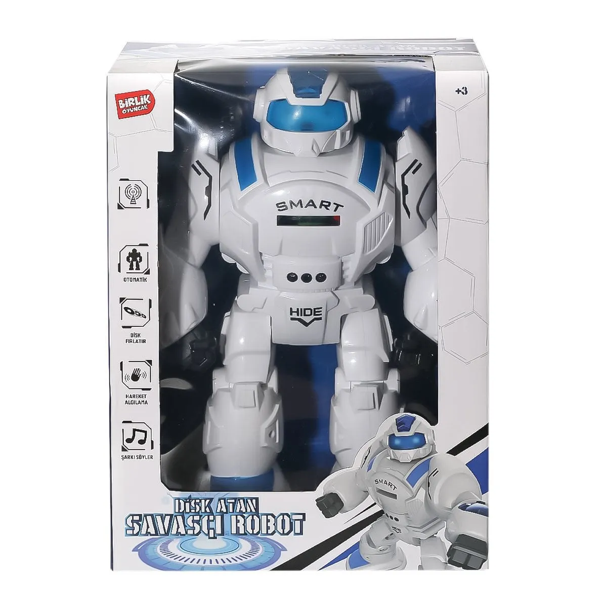Kumandalı Disk Atan Süper Robot -Birliktoys