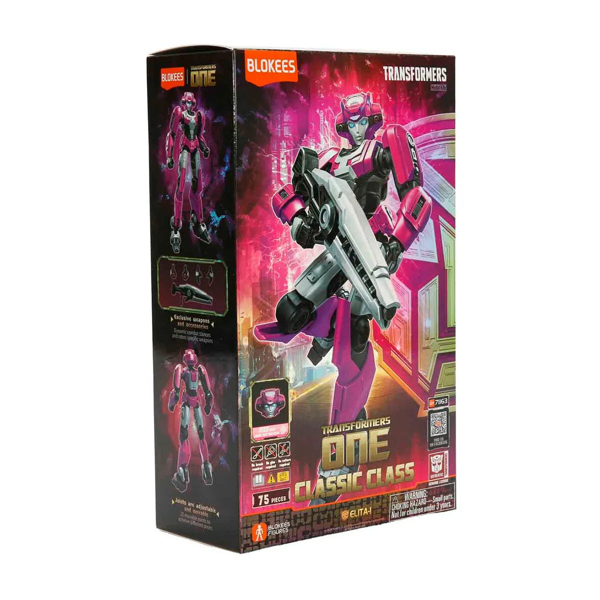 Transformers Classic Class 13 Elita-1 Figür Yapım Seti 75 Parça — görsel 4