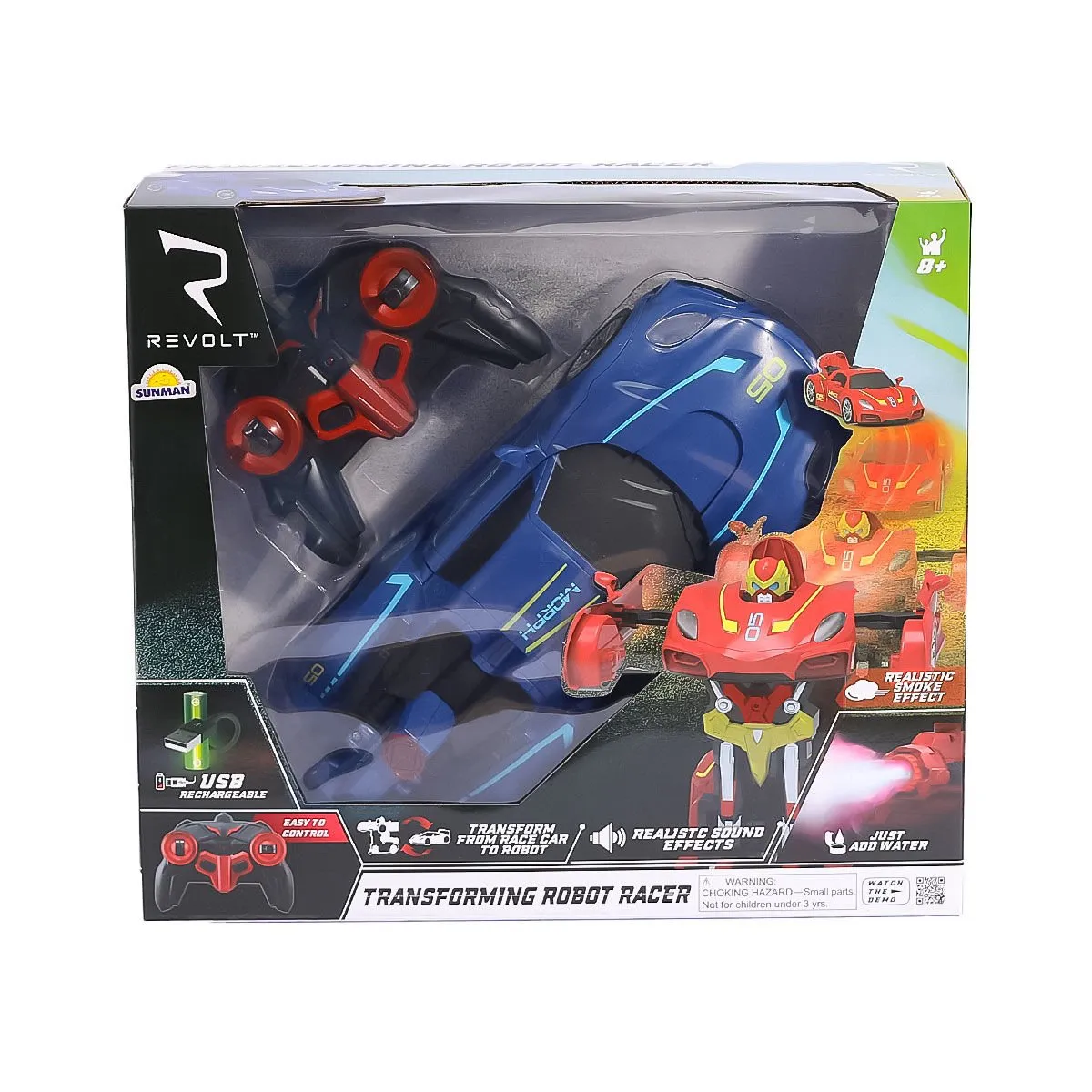Kumandalı Transforming Robot -Sunman