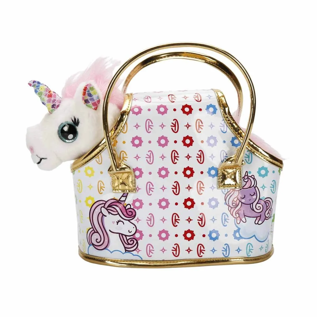 Cutekins Lou Lou Unicorn Peluş ve Taşıma Çantası — görsel 2