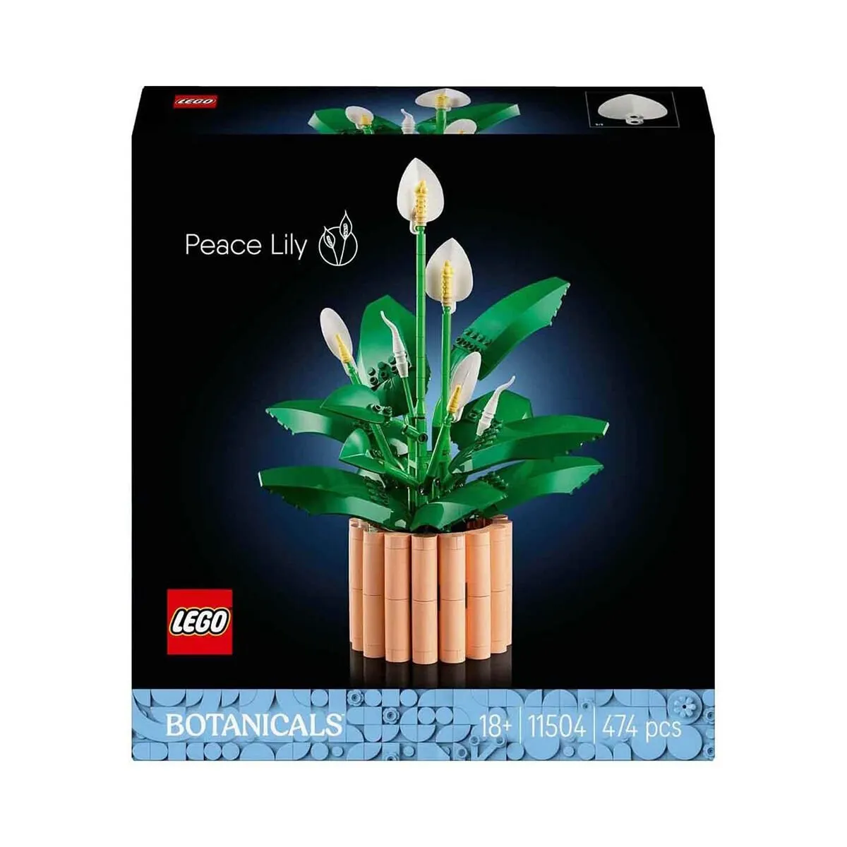Lego Botanicals Barış Çiçeği - Pace Lily 474 parça +18 yaş — görsel 5