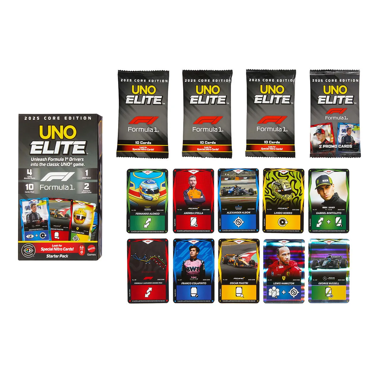 UNO Elite Formula 1 Kart Oyunu Başlangıç Paketi — görsel 3