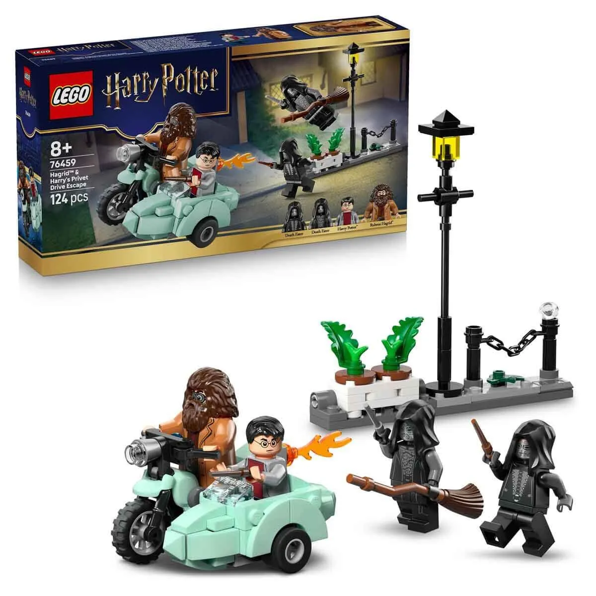 Lego Harry Potter Hagrid ve Harrynin Privet Drive Kaçışı 124 parça +8 yaş