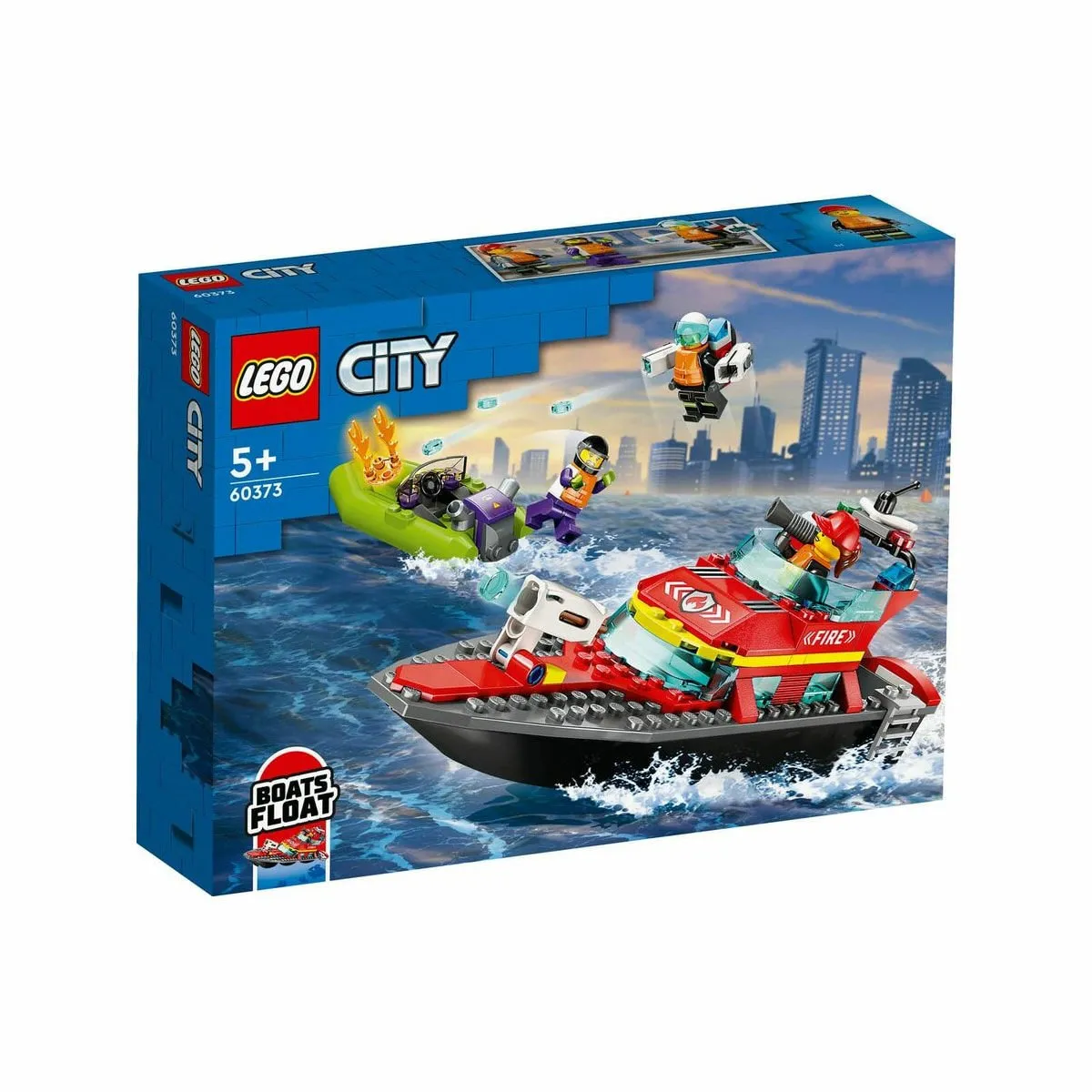 Lego City - İtfaiye Kurtarma Teknesi 144 parça +5 yaş