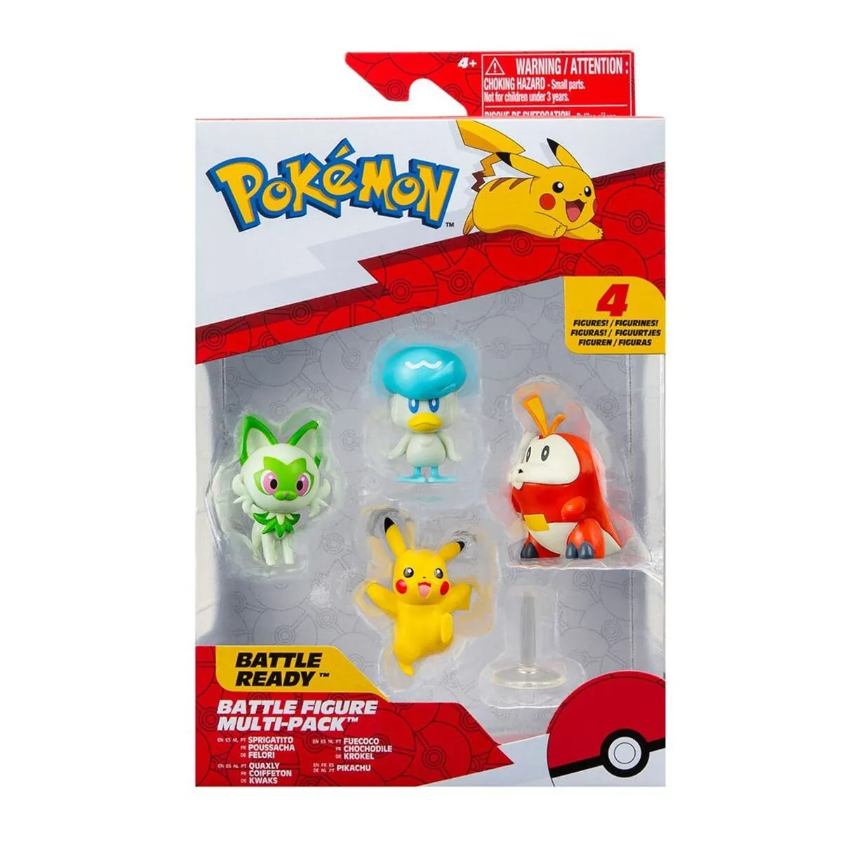 POK PKW3402 Pokemon Battle 4'lü İlk Figür Set — görsel 2