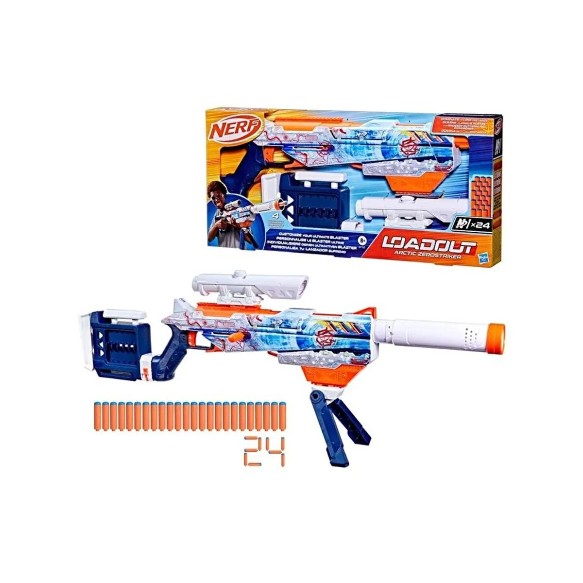 Nerf Loadout Artic Zerostriker