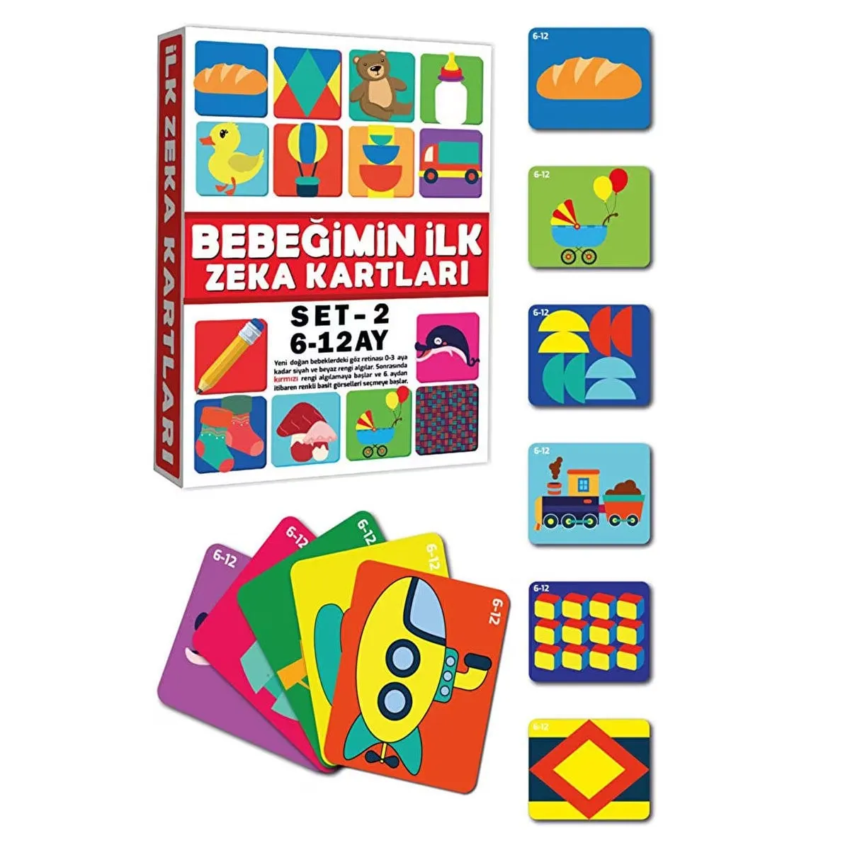 Eğitici Kartlar 6-12 Ay Zeka Kartları — görsel 2