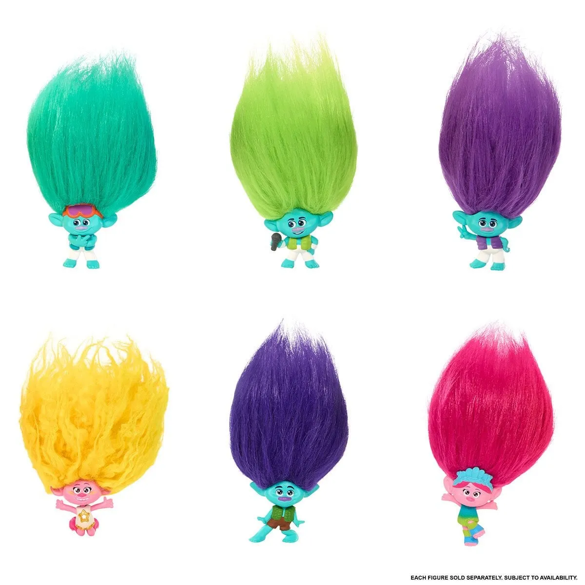 Trolls Çantaya Takılabilen Şaç Figürleri — görsel 2