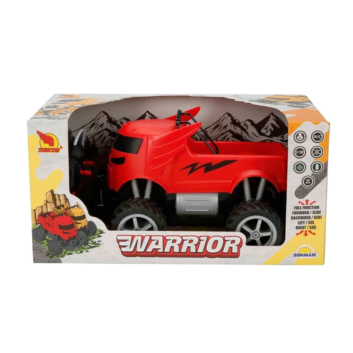 1:18 Suncon Warrior USB Şarjlı Uzaktan Kumandalı Araba 28 cm — görsel 2