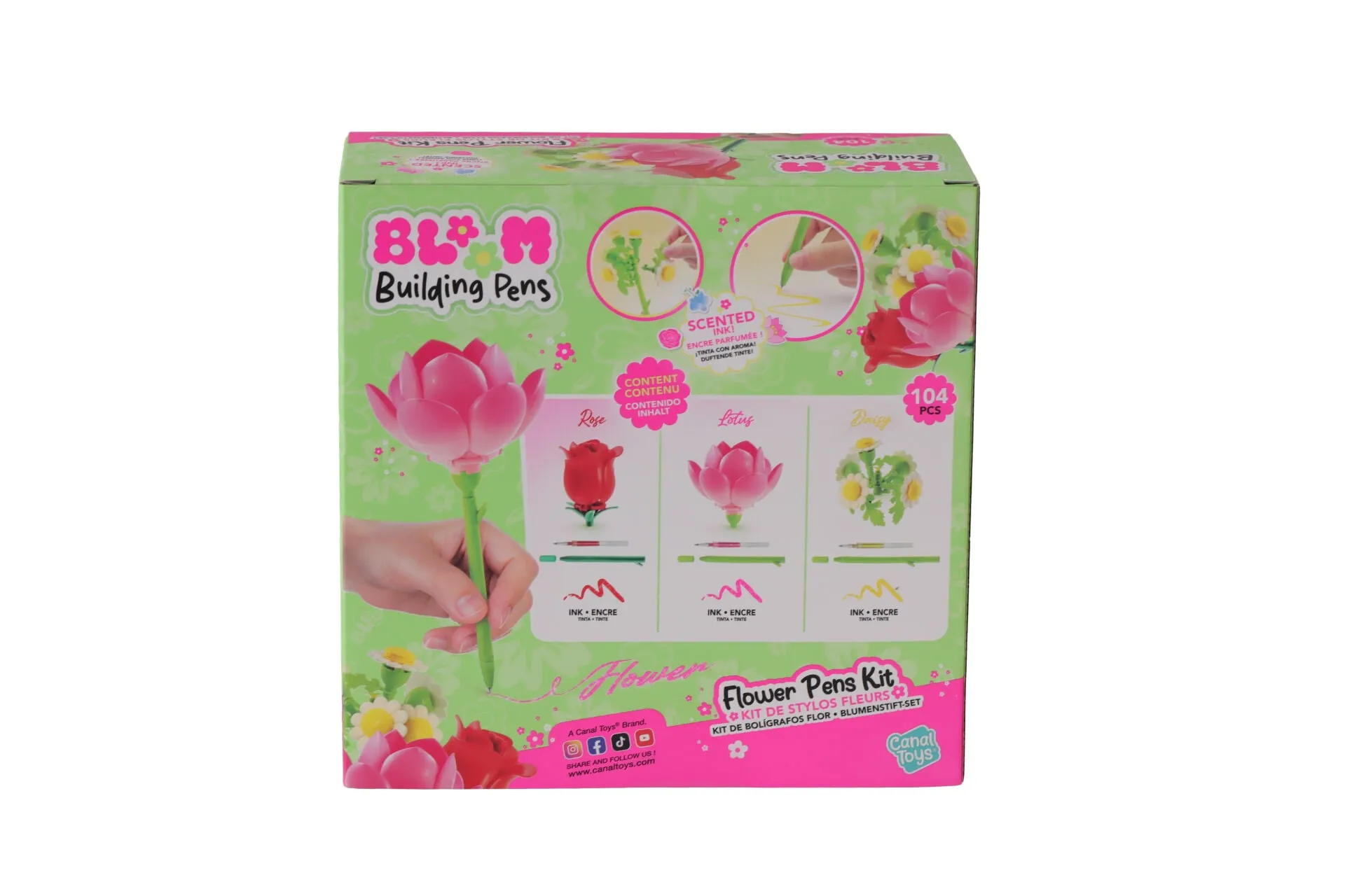 Sun CNL Flower Brick Pen 3'lü 104 Parça — görsel 2
