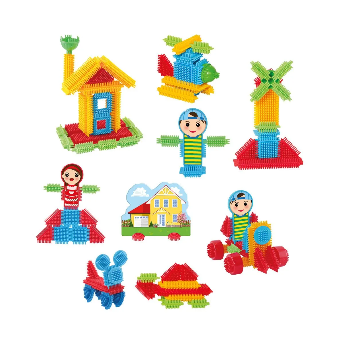 Kaktüs Bloklar Koca 80PCS — görsel 2