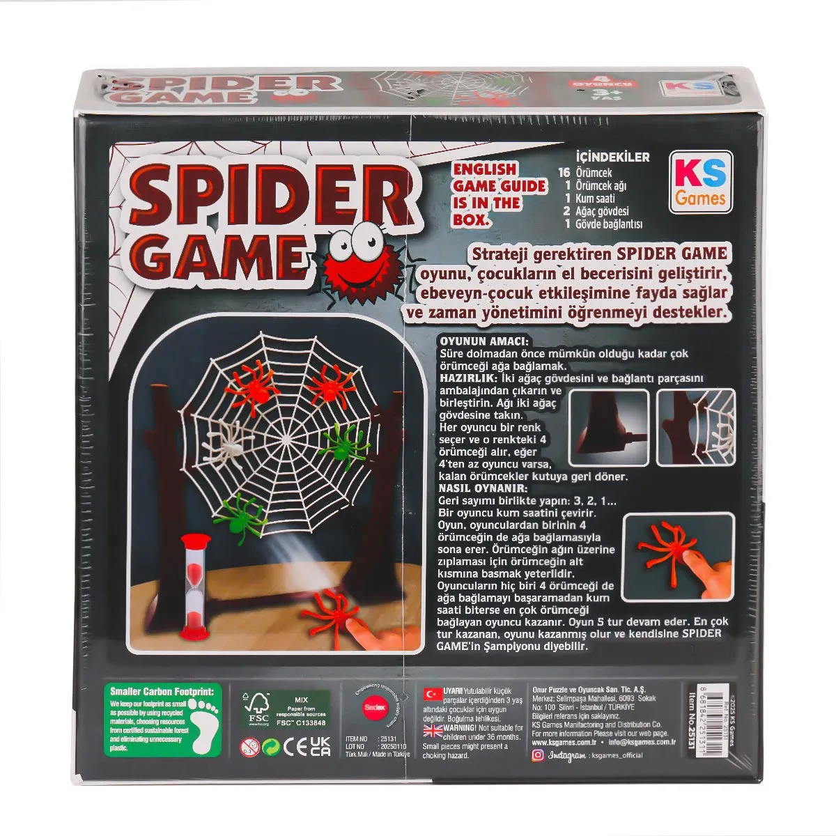 KS Games Spider Game Örümcek Zıplatma Oyunu — görsel 2