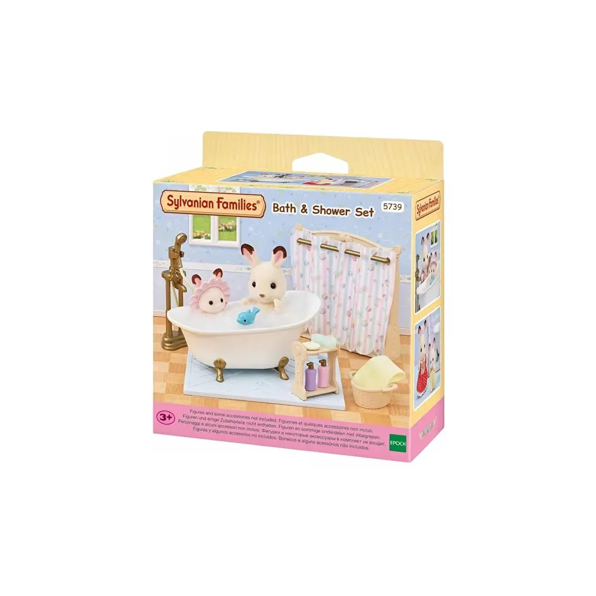 Sylvanian Families Banyo ve Duş Seti (figürler dahil değildir) +3 yaş