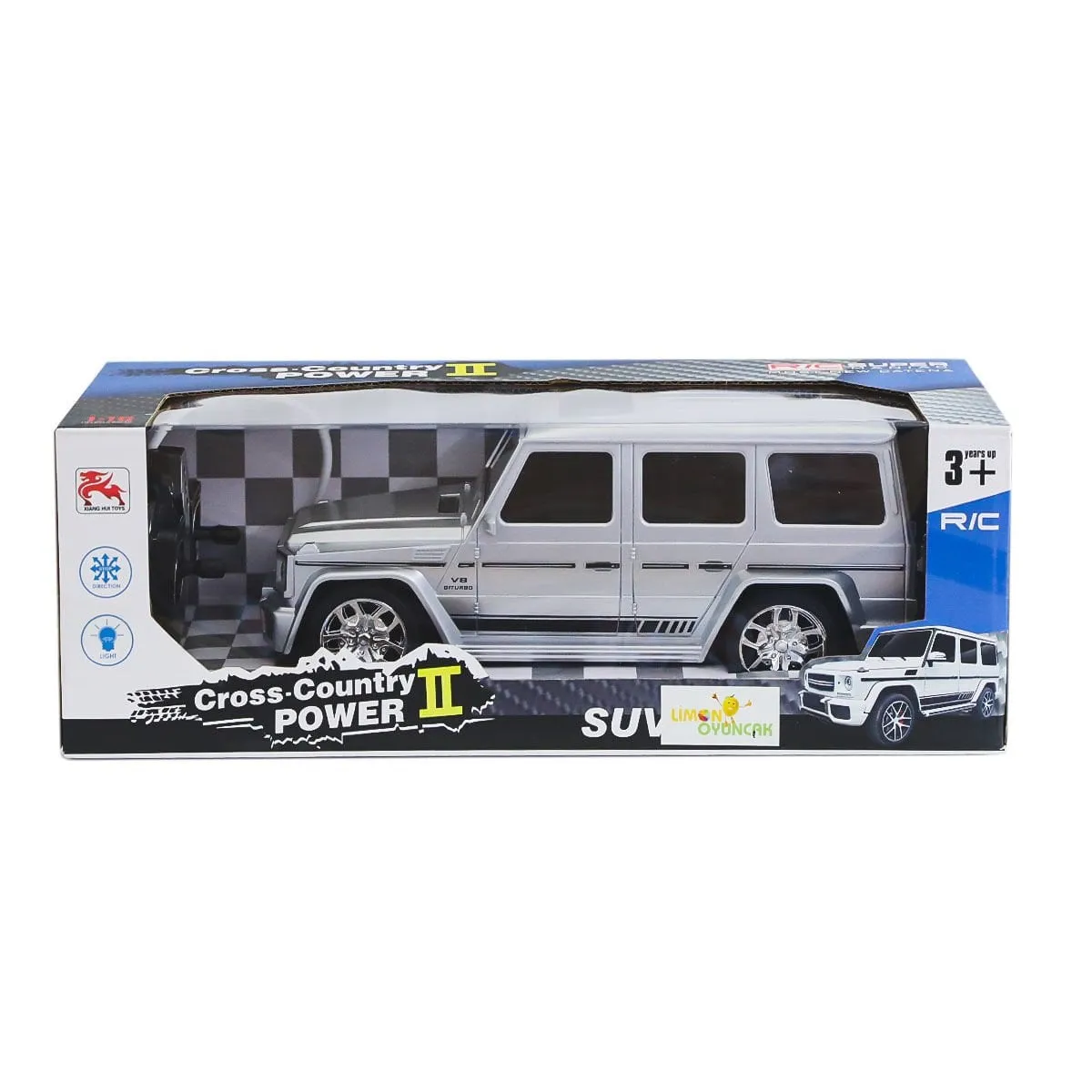 2A Kumandalı Şarjlı Jeep Cross Country -Limon Oyuncak